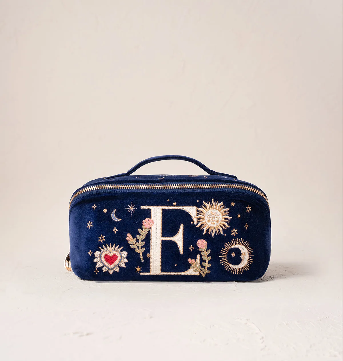 Enchanted Alphabet Open Flat Makeup Bag