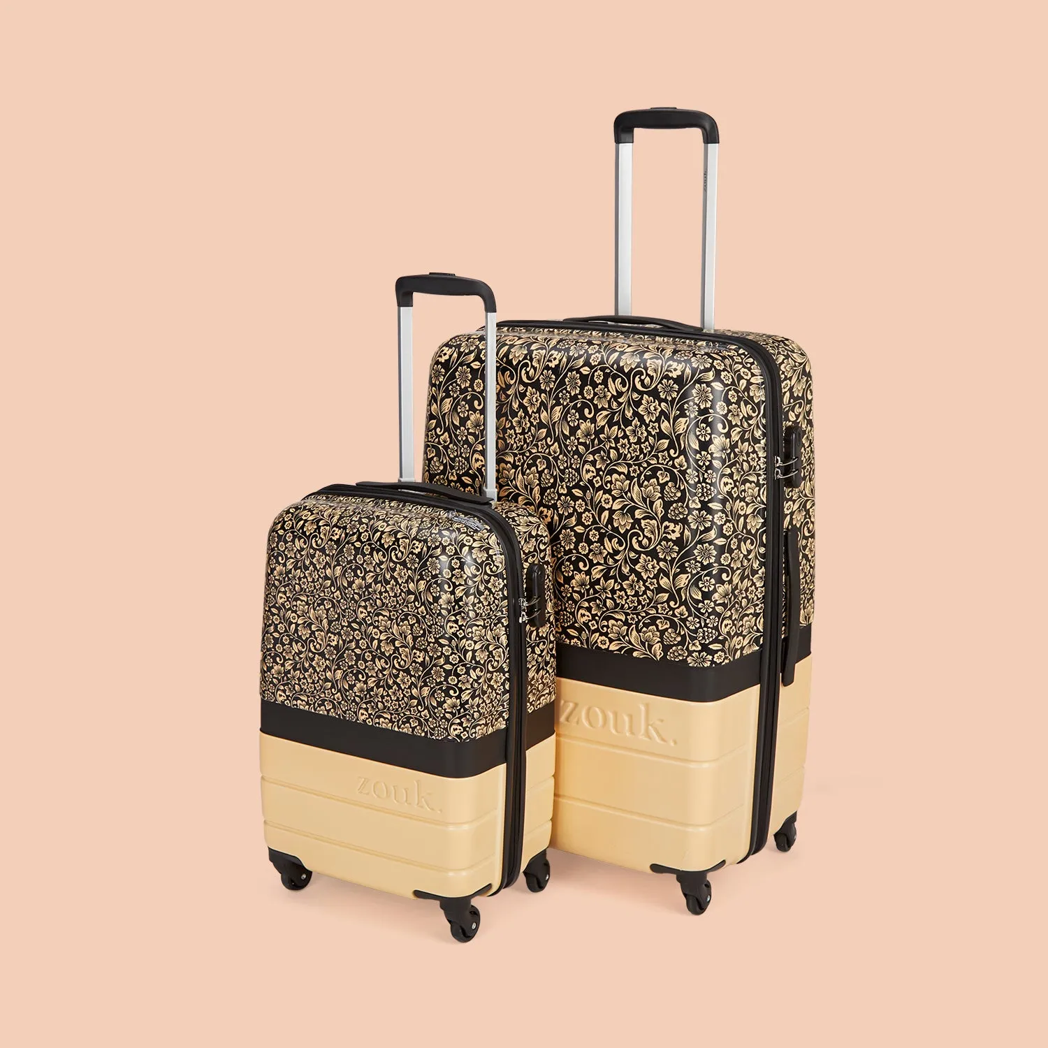 FloMotif Raahi Trolley Bag Combo (Cabin & Large)