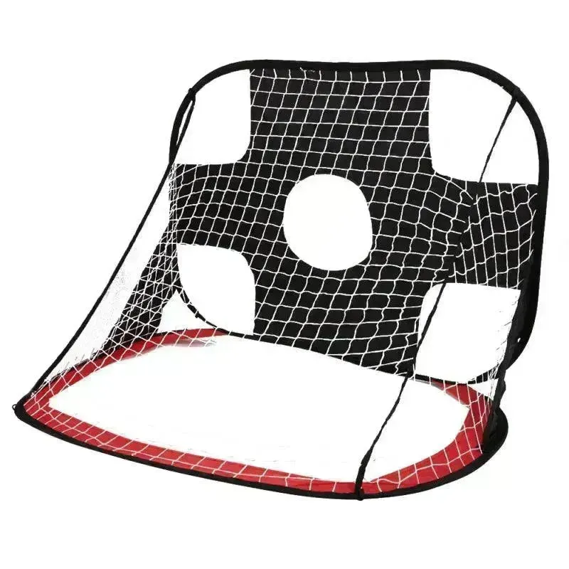 Foldable portable football net