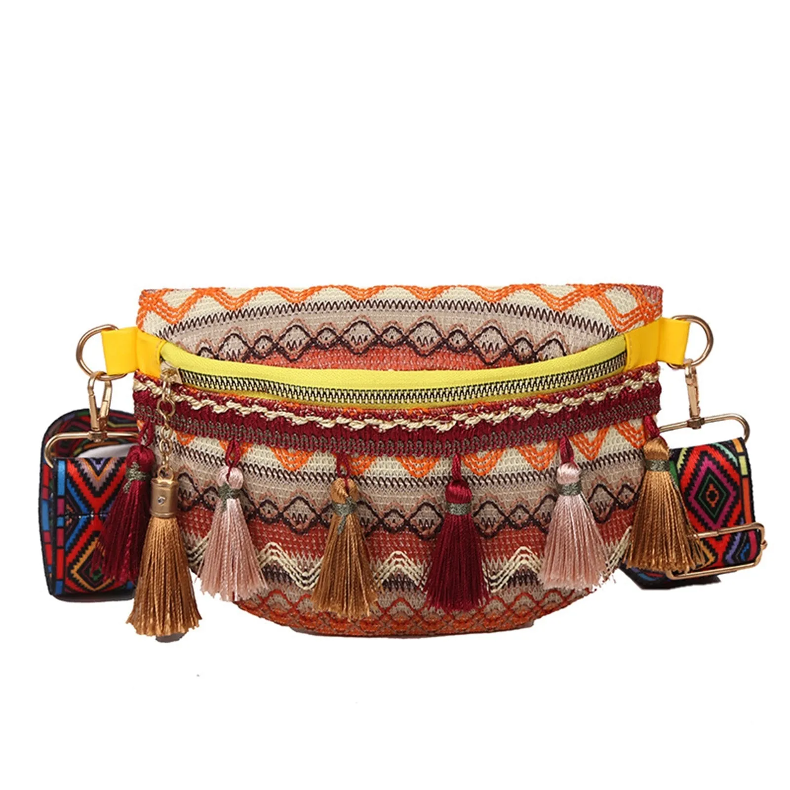 Folk Style Waist Bag