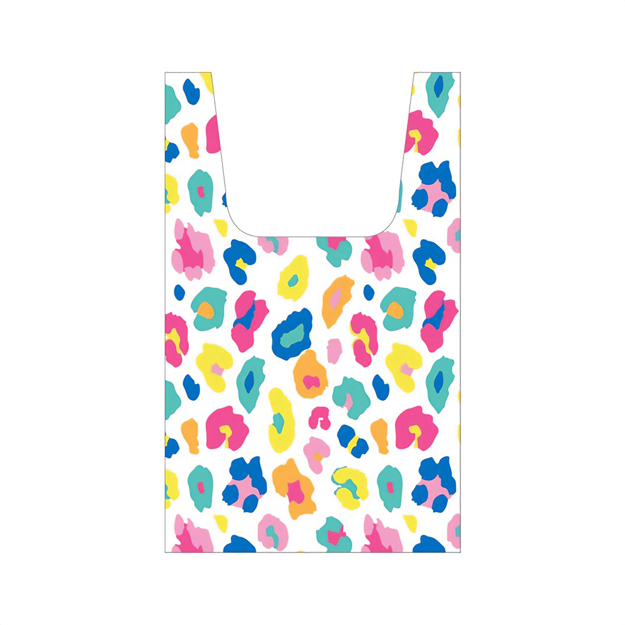 Fun Rainbow Leopard Reusable Bag