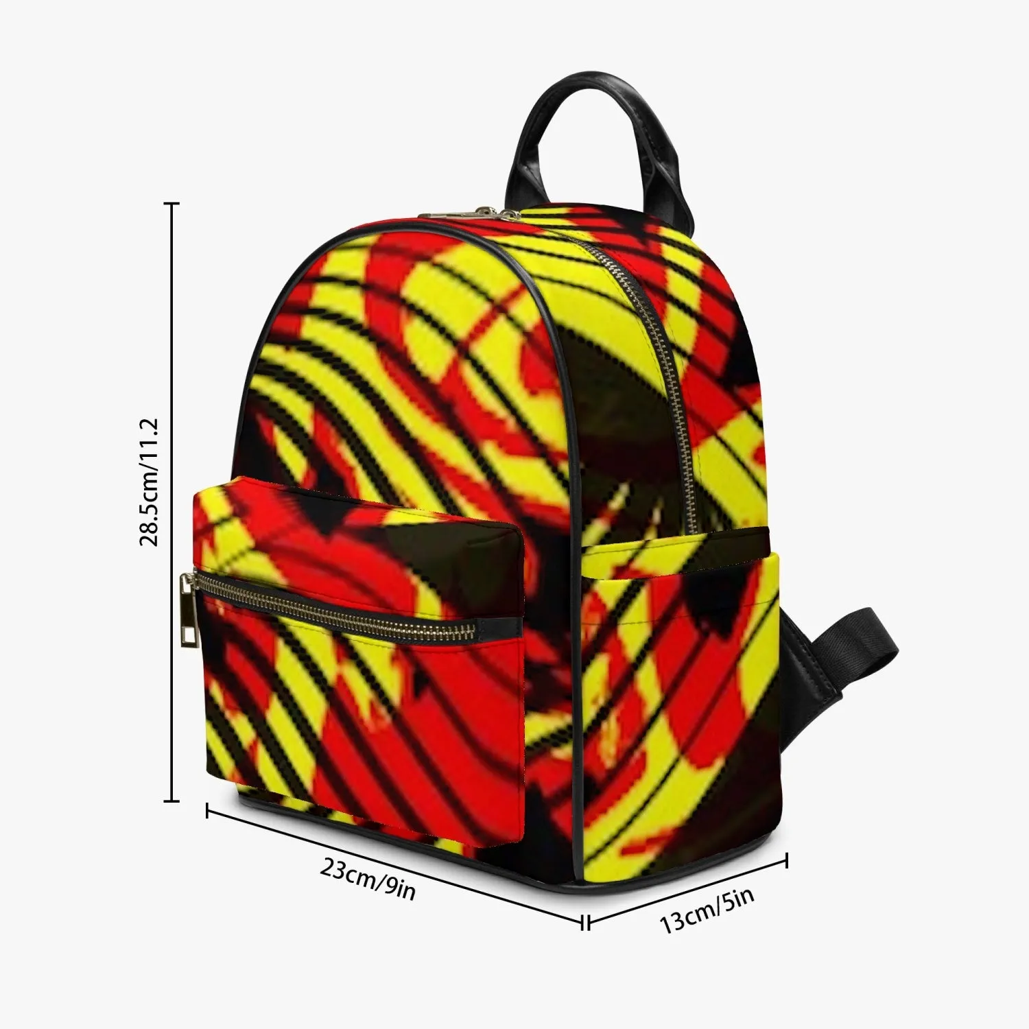 FZ African Printed PU Backpack