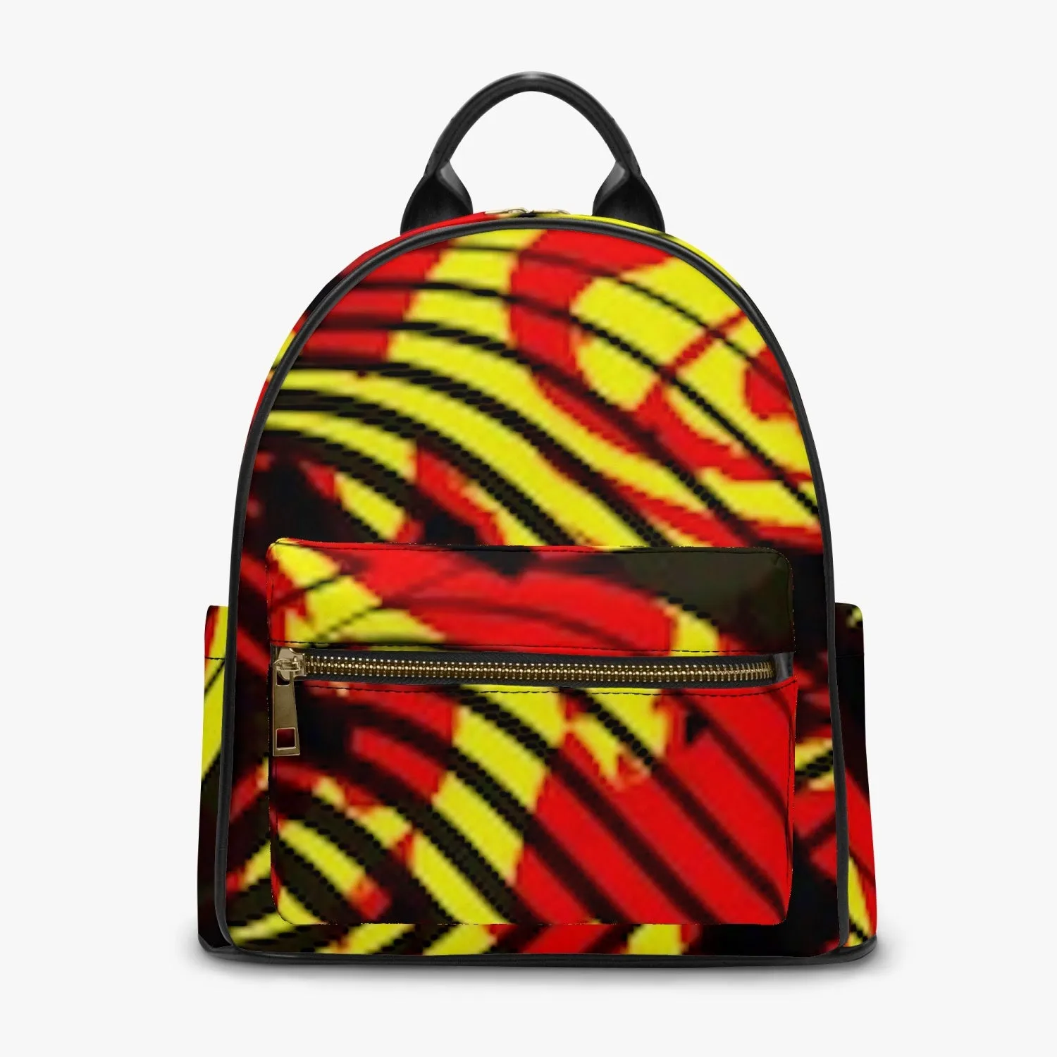 FZ African Printed PU Backpack