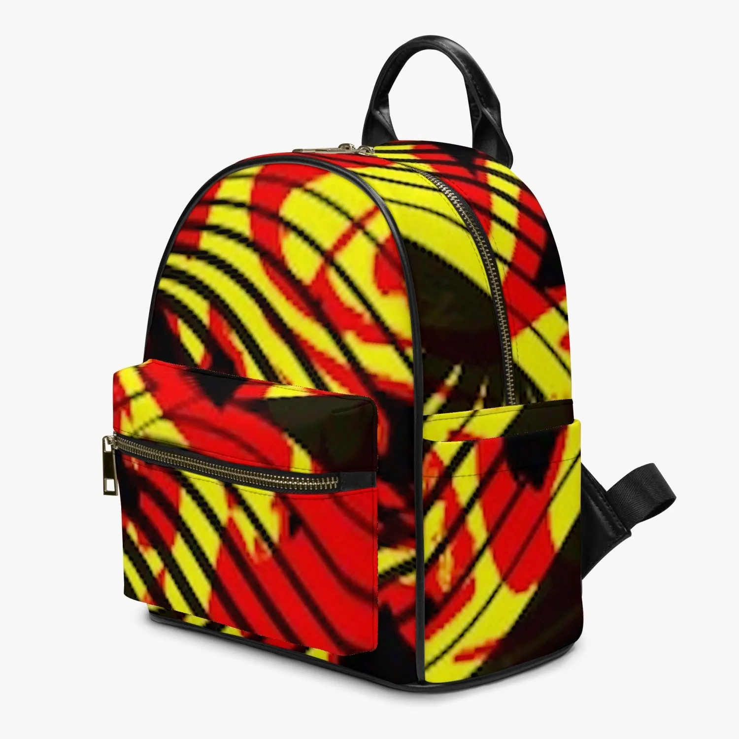 FZ African Printed PU Backpack