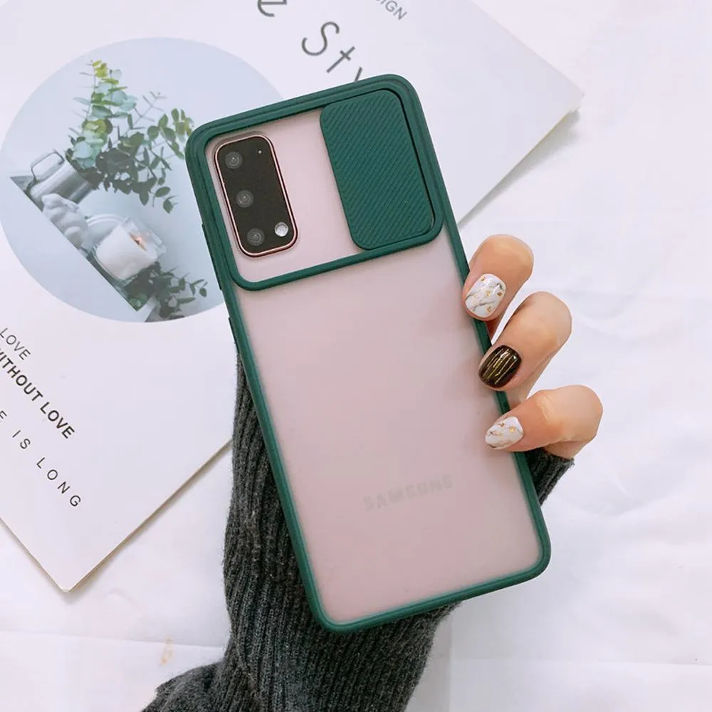 Galaxy M31 Camera Lens Slide Protection Matte Case