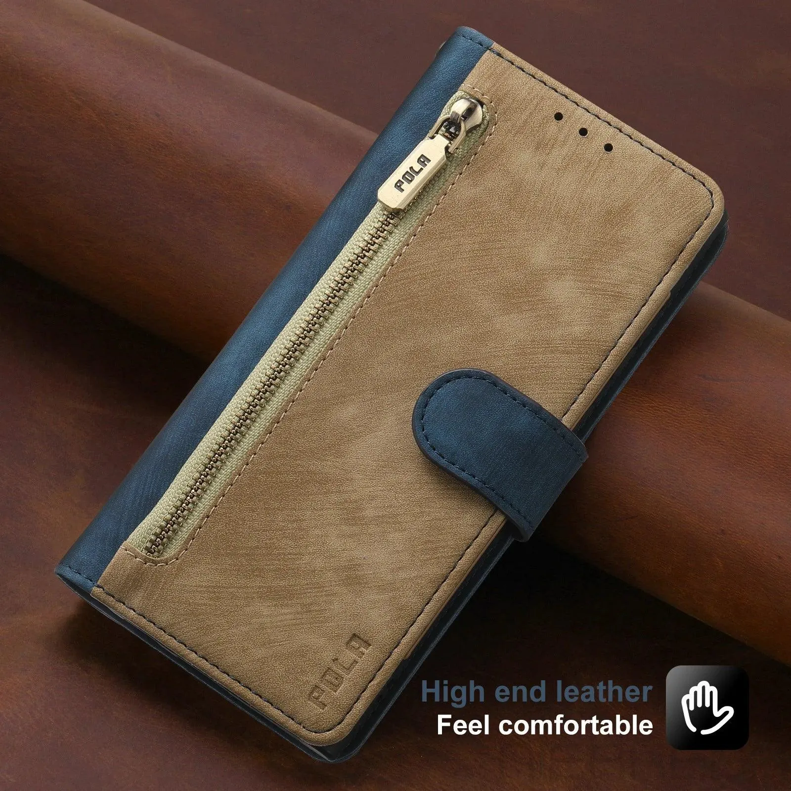 Galaxy S24 Ultra Anti-Theft Brush Leather Case