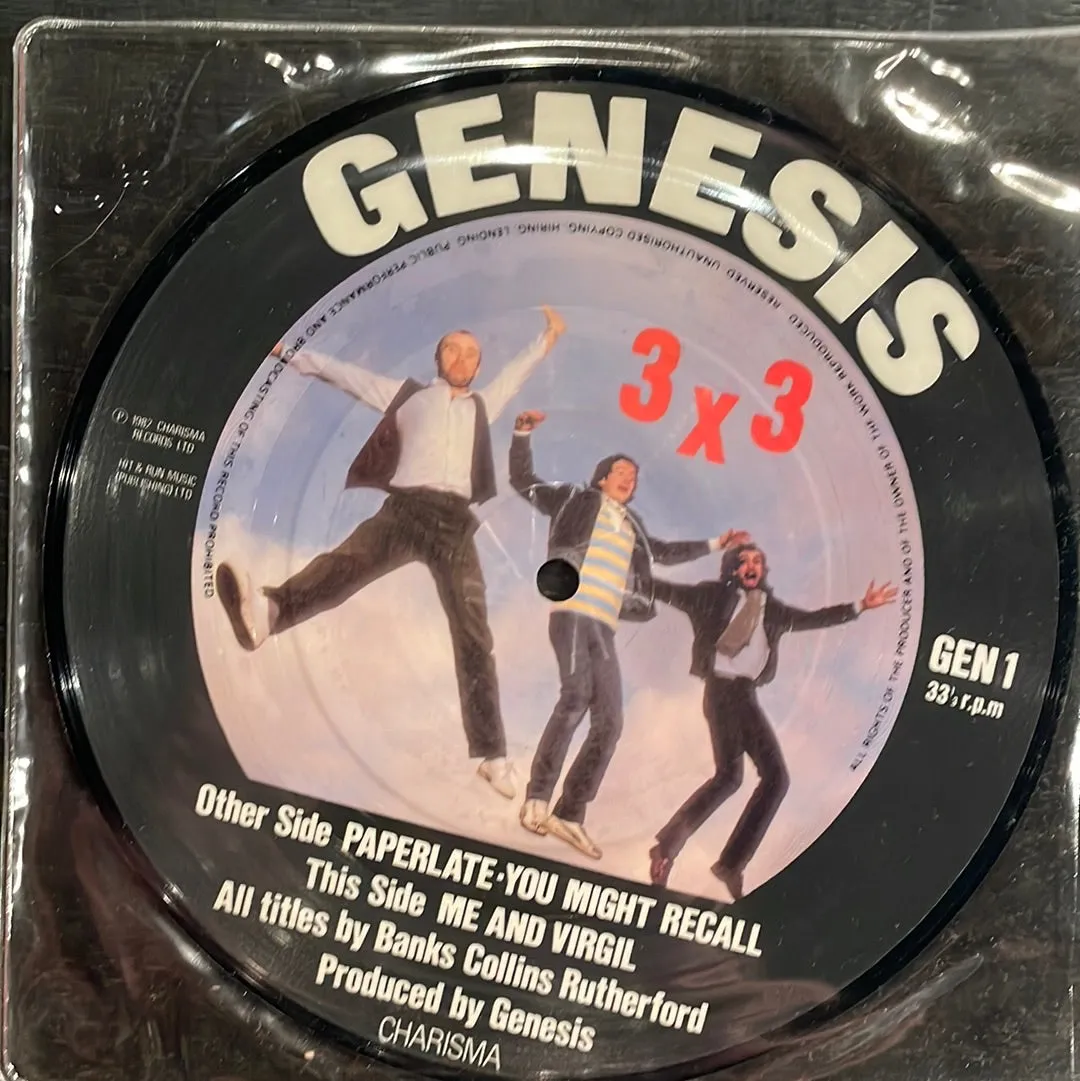 Genesis - 3x3 (1982 UK)(7" Picture Disc)