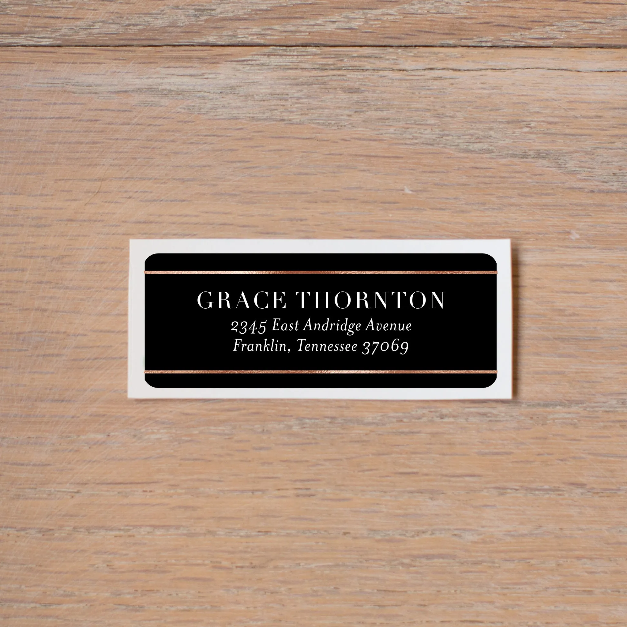 Glamour Return (Home) Address Labels