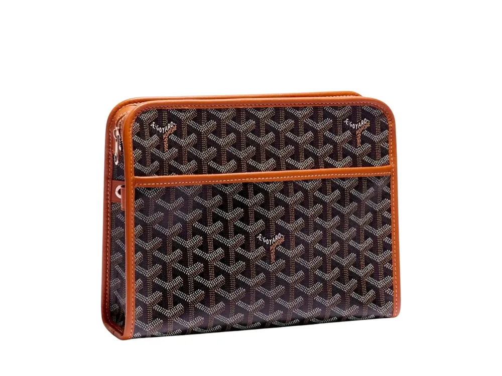 Goyard Jouvence Toiletry Bag MM Black/Tan