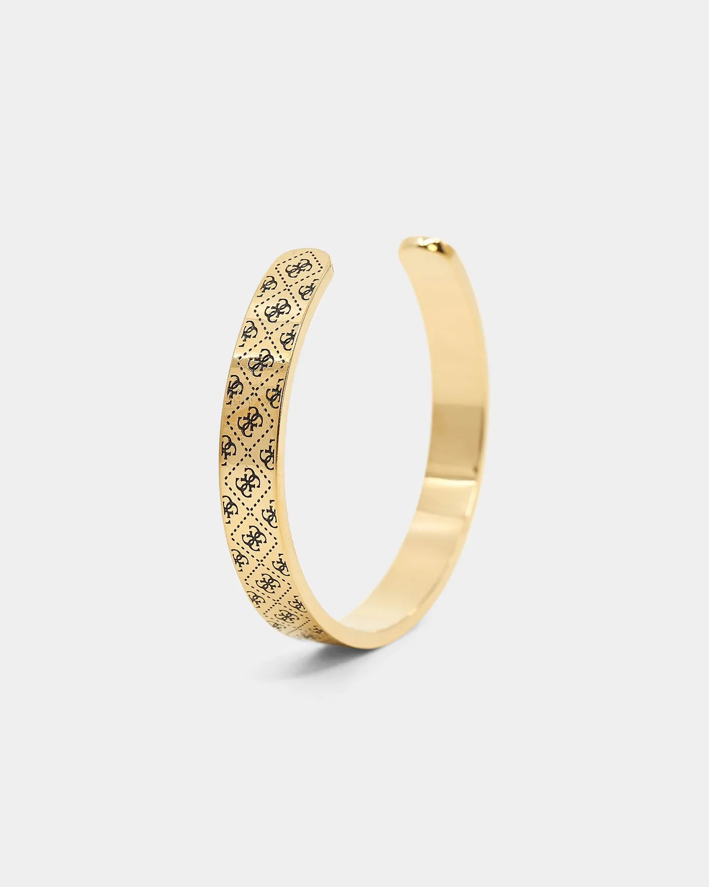 Guess Mainline 4G Pattern 8mm Bracelet Gold