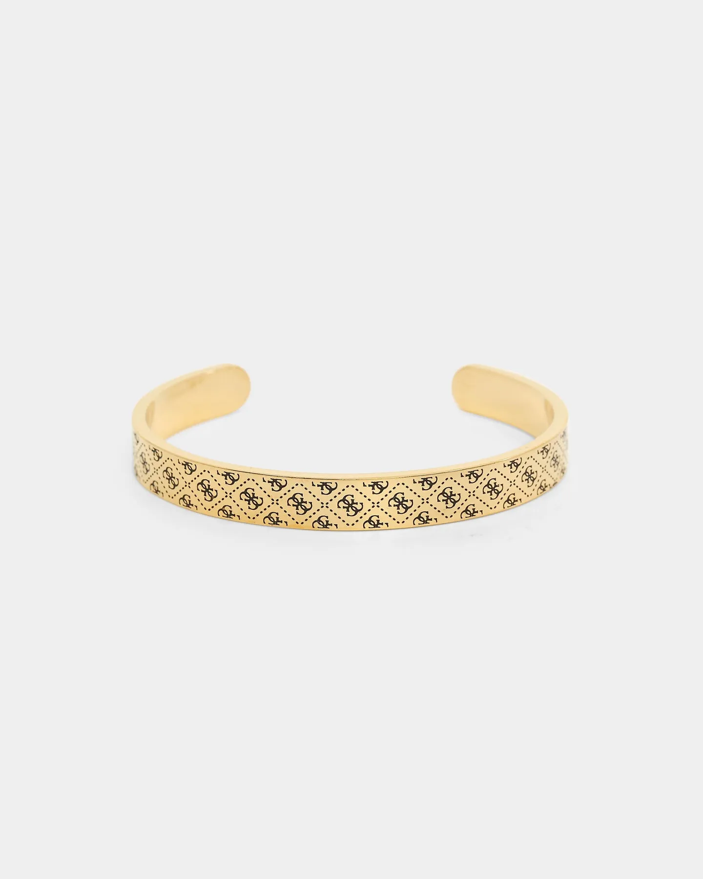 Guess Mainline 4G Pattern 8mm Bracelet Gold