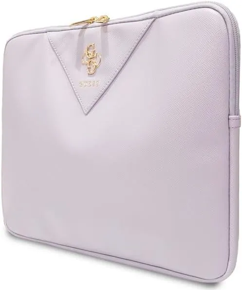 Guess Triangle 4G Laptop Sleeve for 14" Macbook Purple - GUCS14ZPGSTEGU