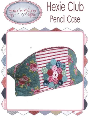 Hugs'n Kisses Pattern ~ Pencil Case ~ Hexie Club