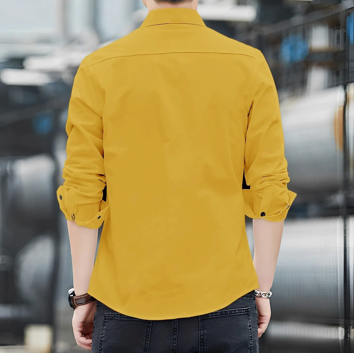 Italian Vega Premium RFD Mustard Shirt