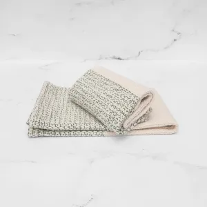 Ivory & Seagrass Handwoven Kitchen Towel