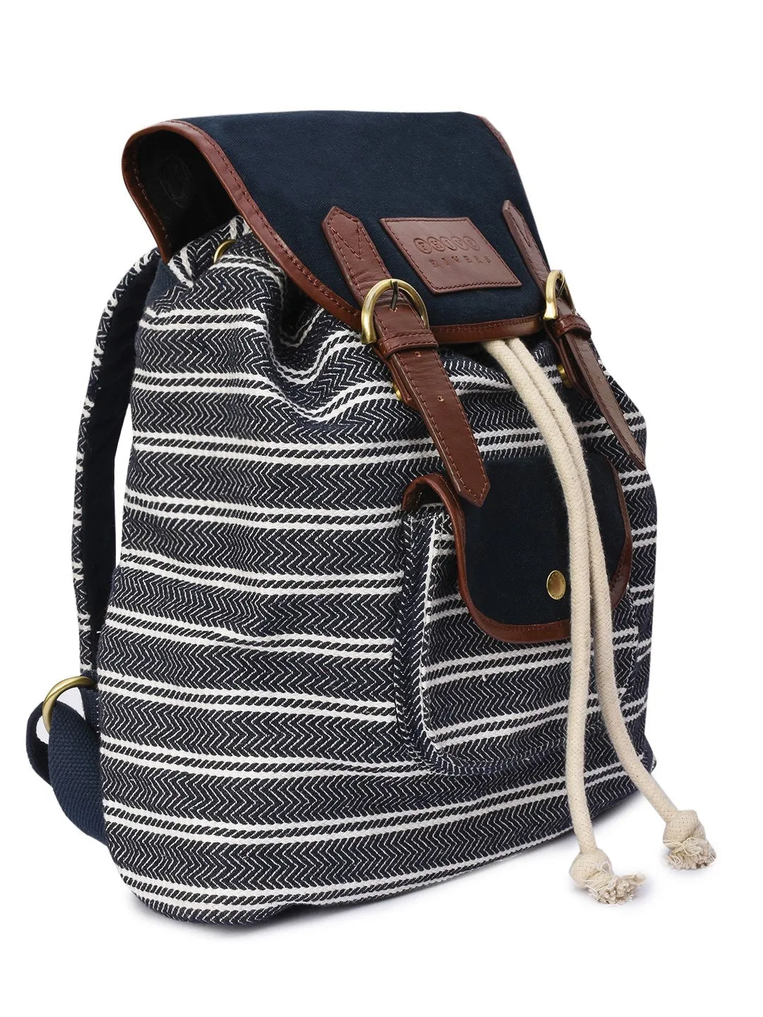 Jacquard Fabric Backpack - PRU1357