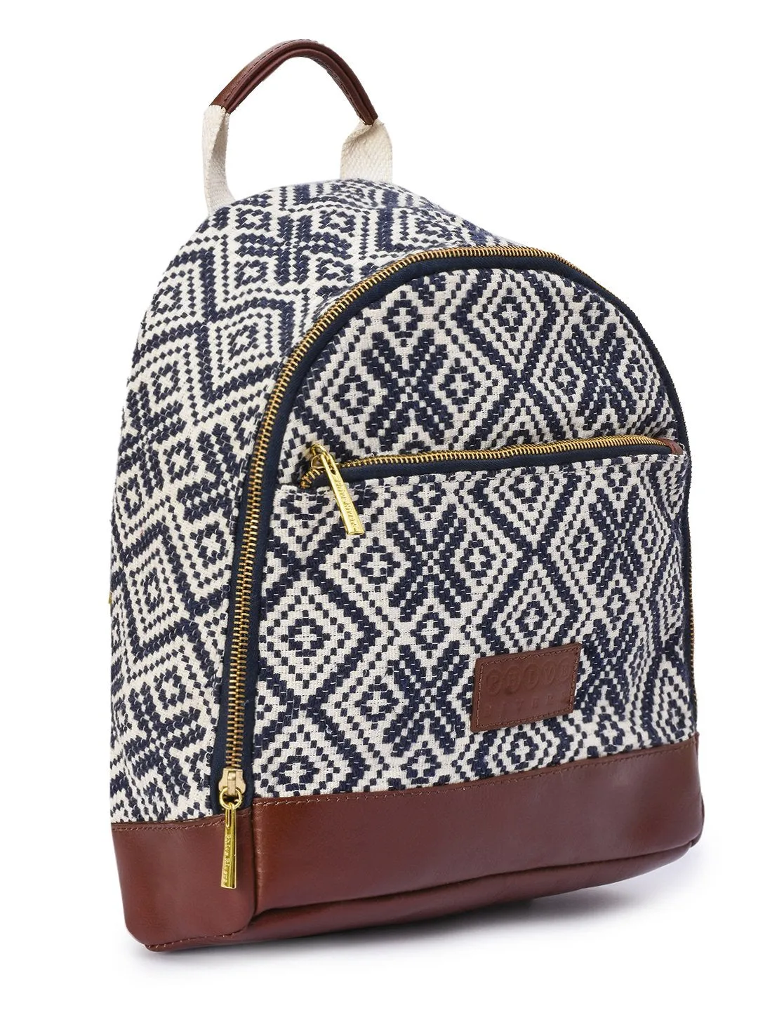 Jacquard Fabric Backpack - PRU1362