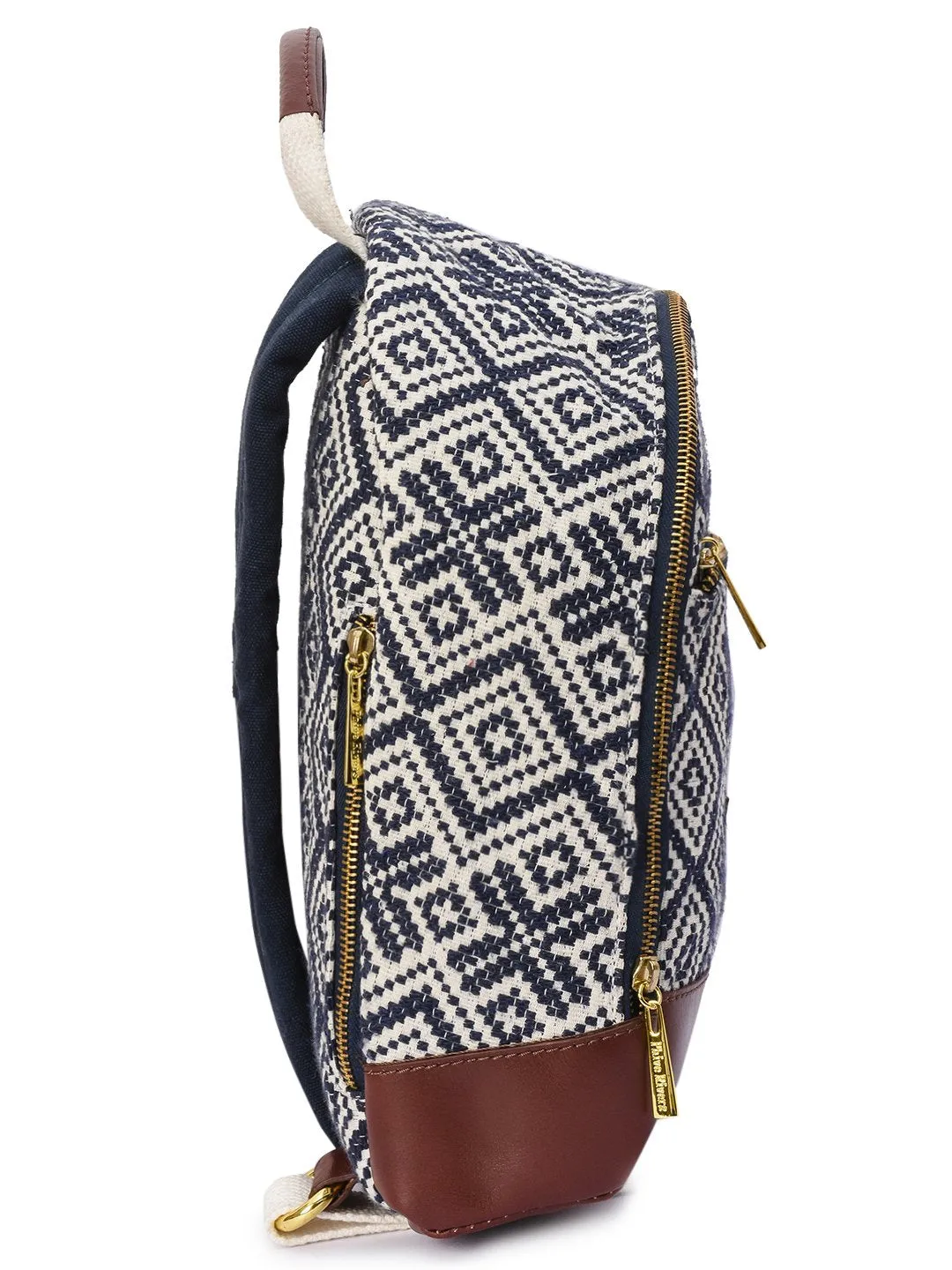 Jacquard Fabric Backpack - PRU1362