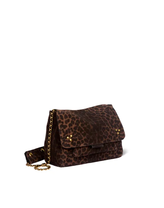 JEROME DREYFUSS - Lulu M - Imprime Leopard Naturel