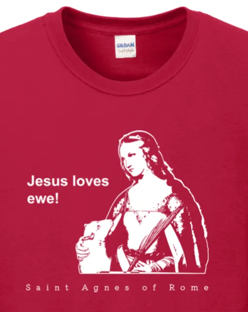 Jesus Loves Ewe - St. Agnes Long Sleeve