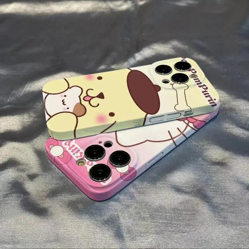 Kawaii Pom Kitty Hard Phone Case