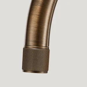 Knurled Tap Details - Antique Brass