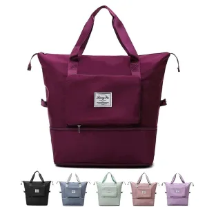 Large Capacity Duffle Bag Foldable Travel Storage Handbag