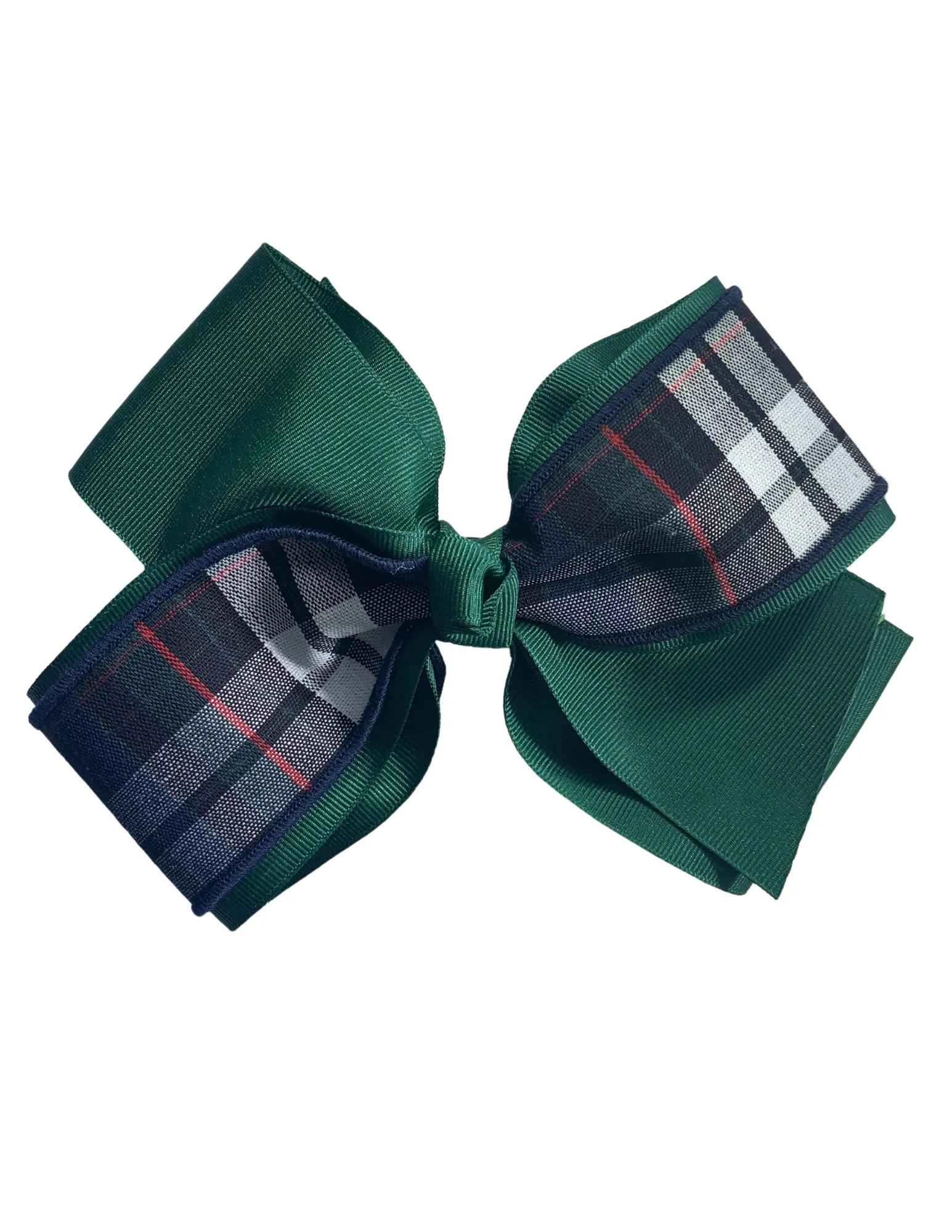 Large Plaid Bow