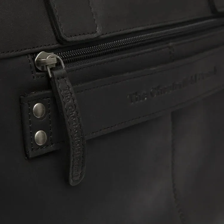 Leather Laptop Bag - The Chesterfield Brand Salvador Black