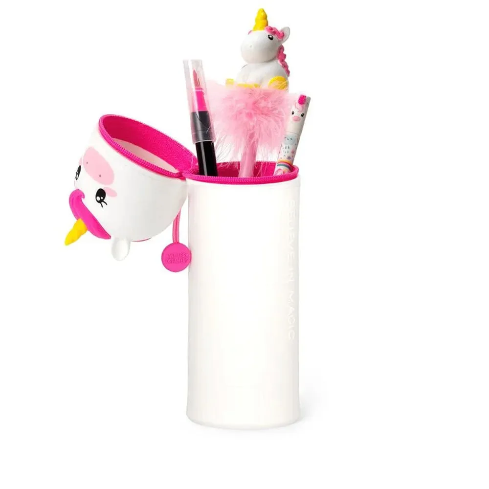 Legami Kawaii 2-in-1 Soft Silicone Pencil Case Unicorn