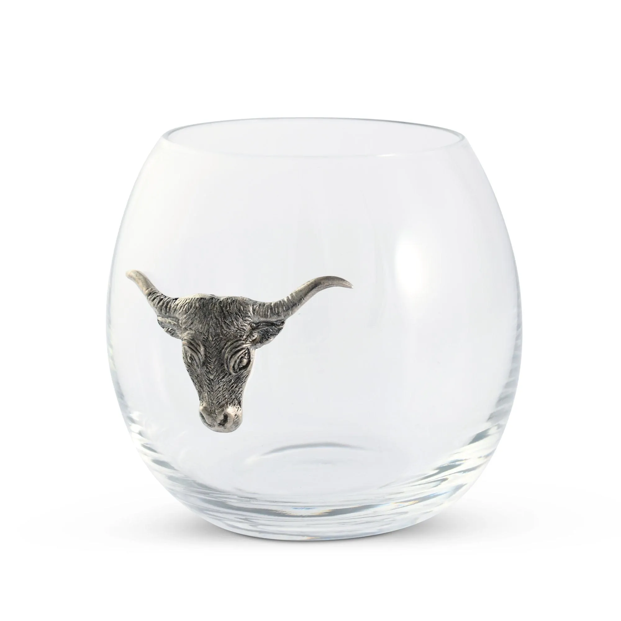 Longhorn Stemless Wine Glass