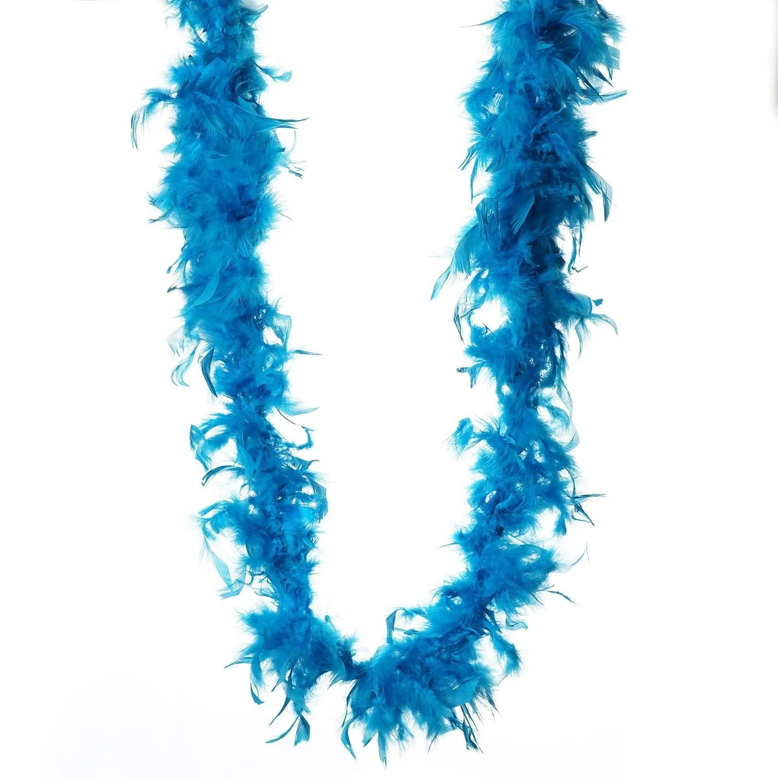 Lush Chandelle Turkey Boas - Turquoise 2Yards