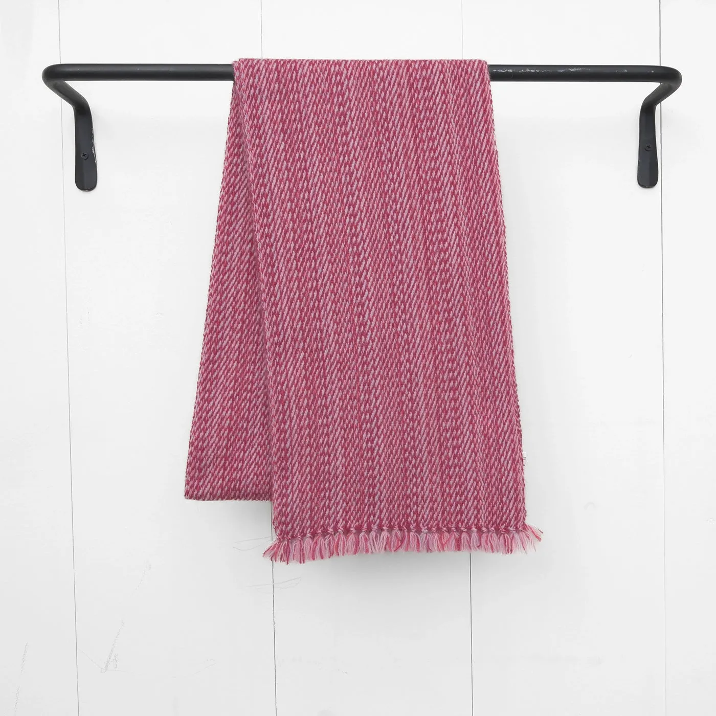 Magenta Handwoven Cashmere Scarf