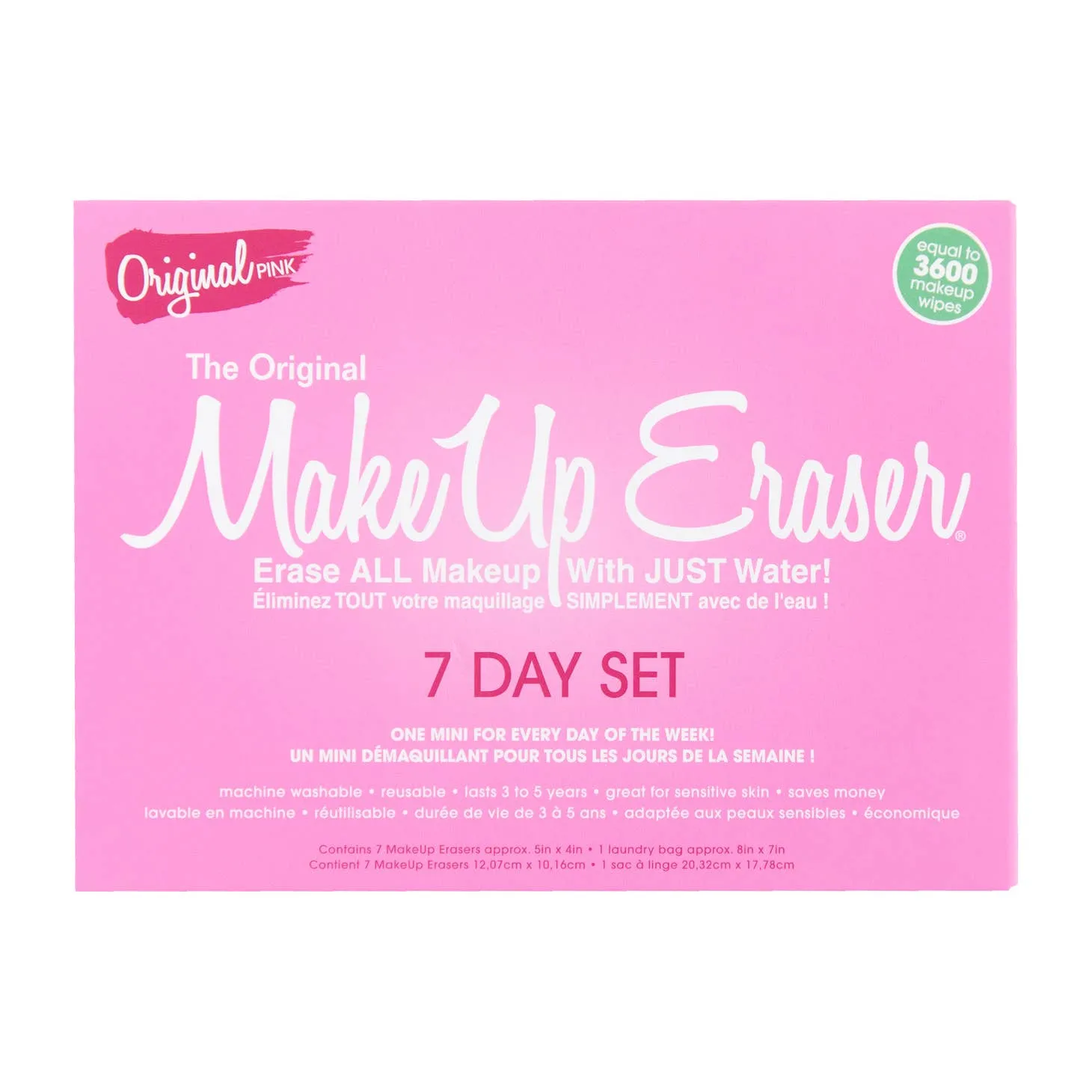 MakeUp Eraser - Pink 7-Day Set