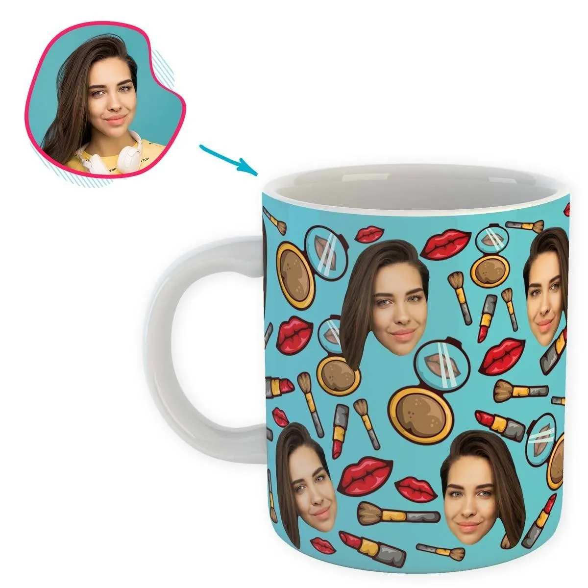 Makeup Personalized Mug