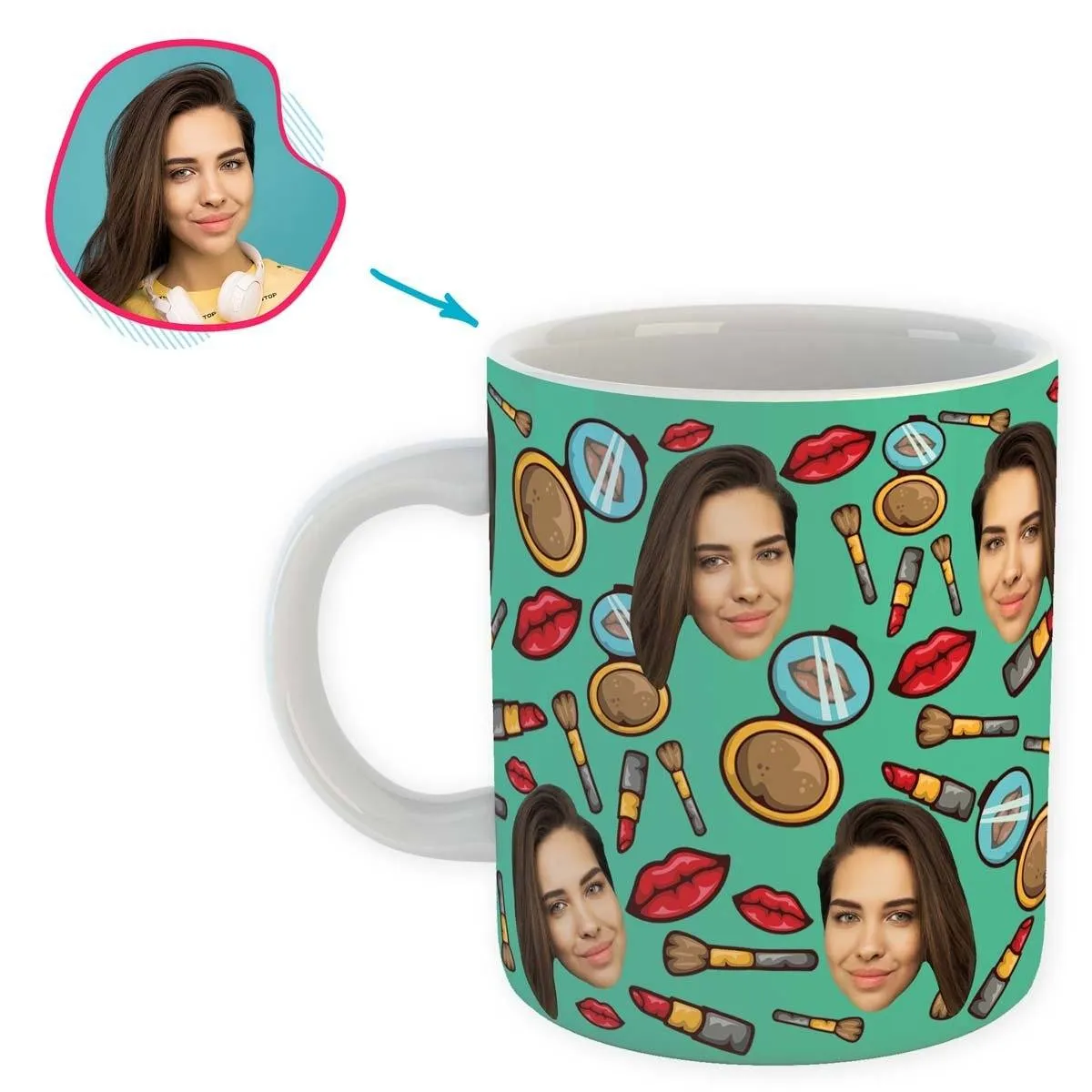 Makeup Personalized Mug