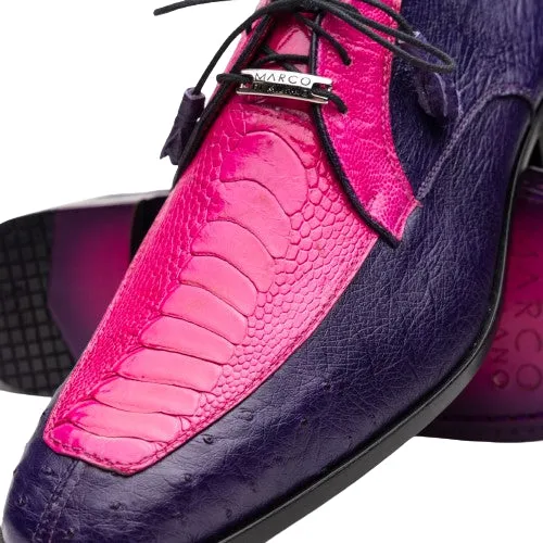 Marco Di Milano Andretti Ostrich Leg Pink Purple