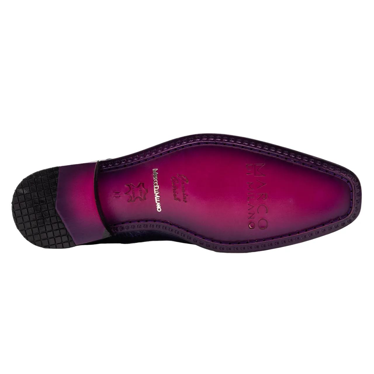 Marco Di Milano Andretti Ostrich Leg Pink Purple