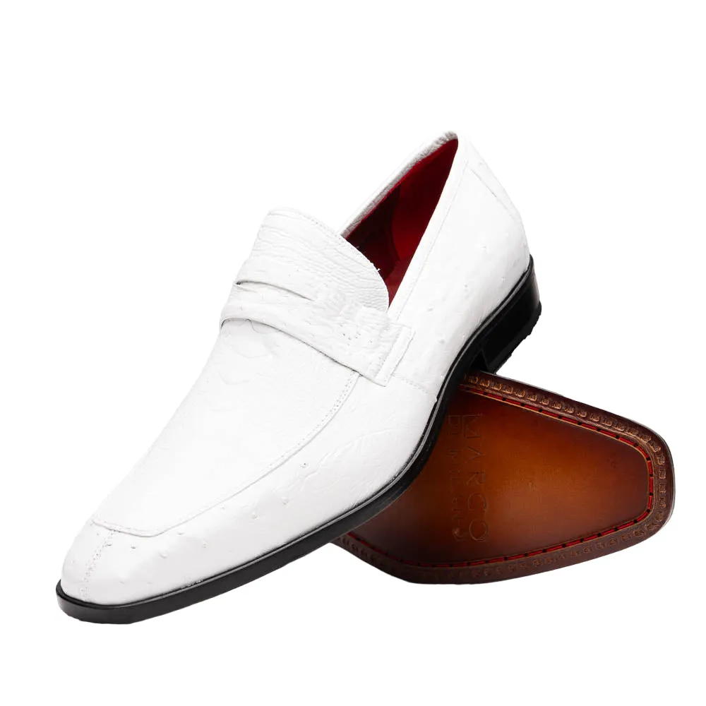 Marco Di Milano Fangio Ostrich Leg White