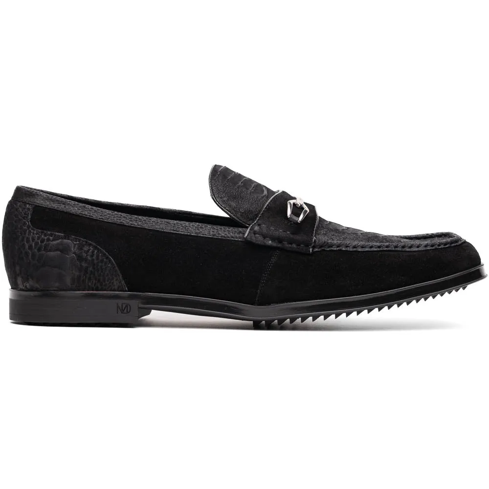 Marco Di Milano Hugo Osl Ostrich Leg and Rubber Black