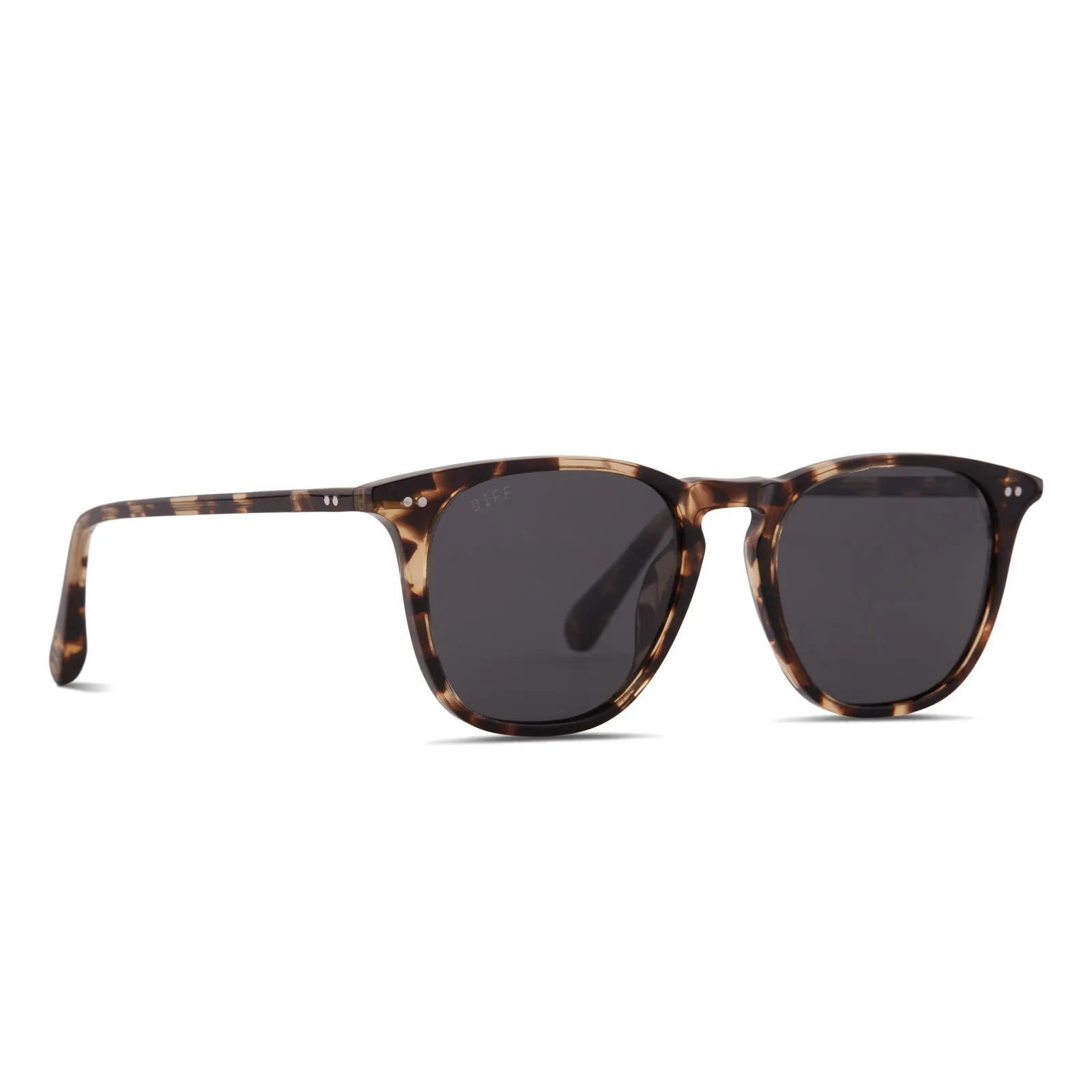 MAXWELL XL - ESPRESSO TORTOISE   GREY   POLARIZED SUNGLASSES