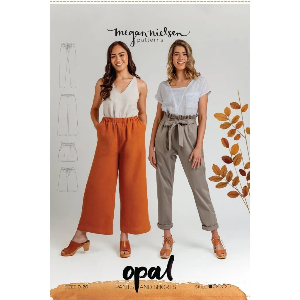 Megan Nielsen Patterns Opal Pants & Shorts