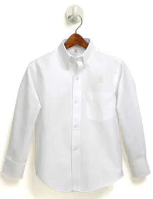 Mens Long Sleeve Oxford Shirt