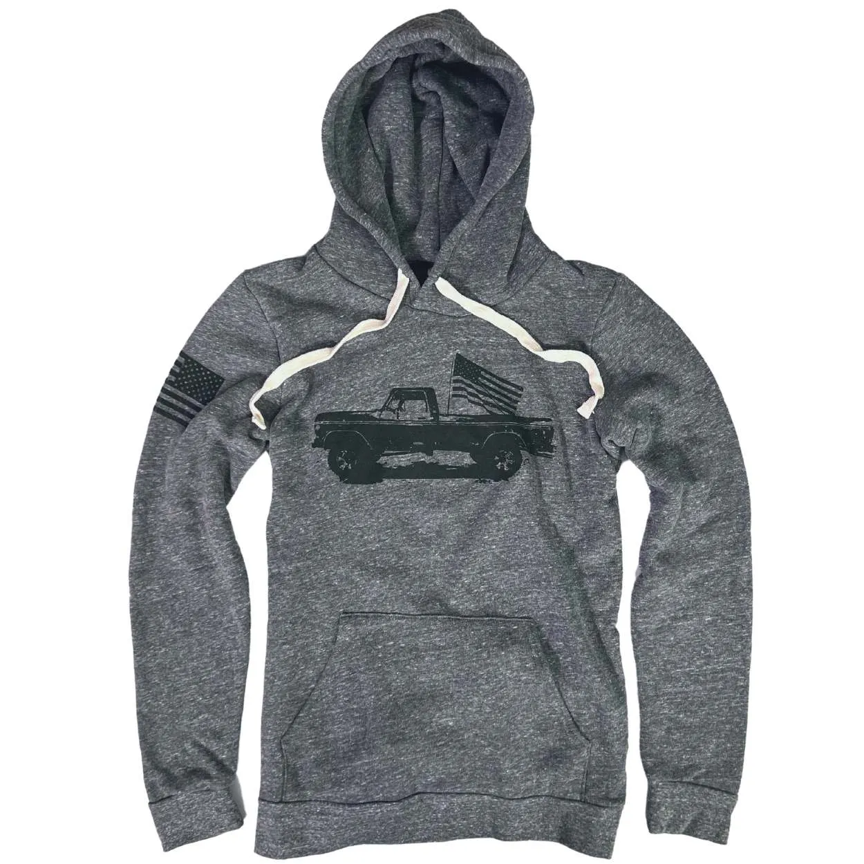 Men's Vintage Truck Hooded Sweatshirt