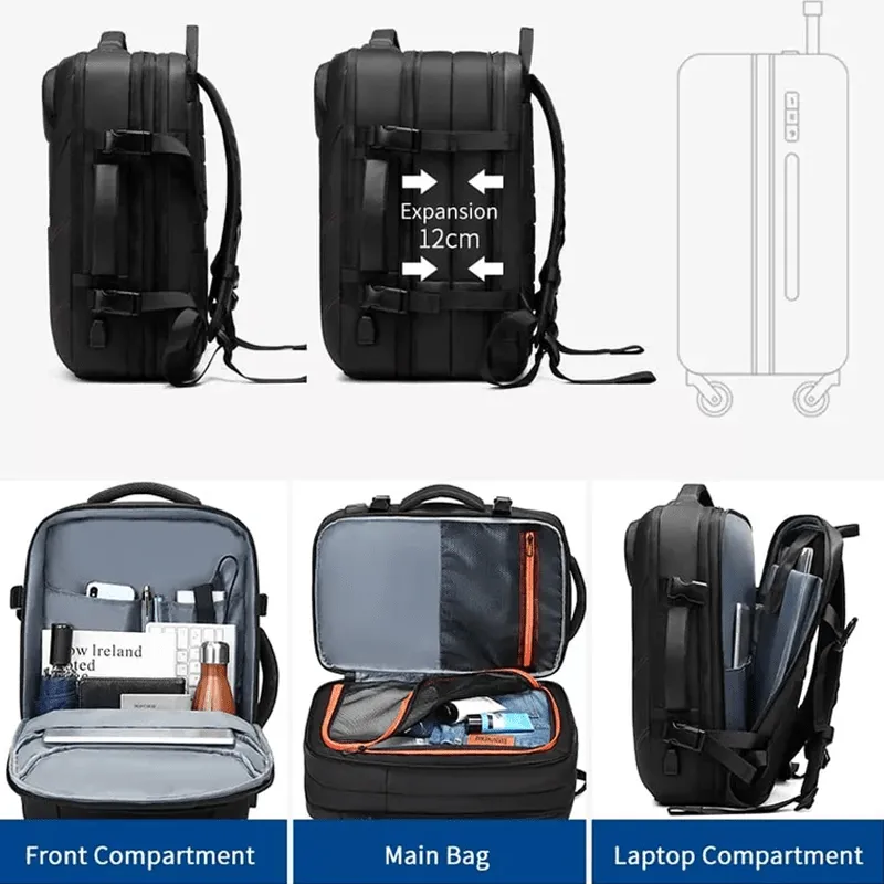 Men's Waterproof  Laptop Casual Travel Bag