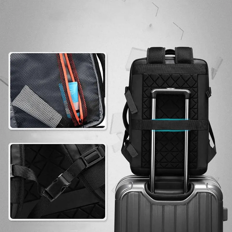 Men's Waterproof  Laptop Casual Travel Bag