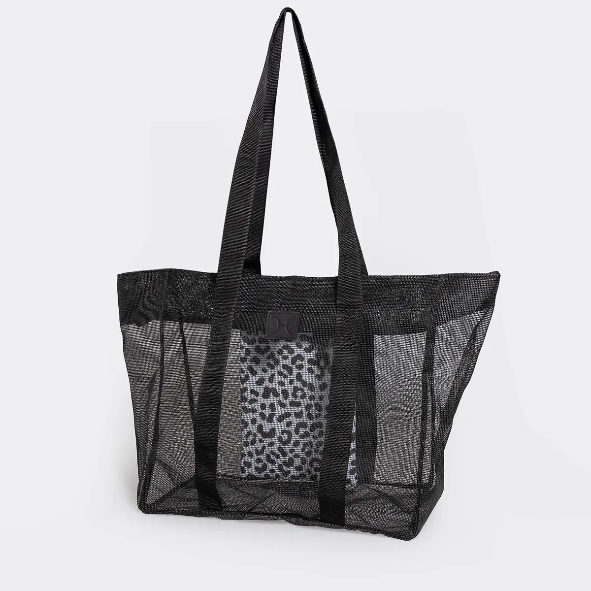 Meshie Large Beach Bag BLACK