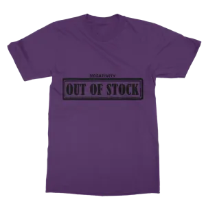 Negativity Out of Stock Classic Heavy Cotton Adult T-Shirt