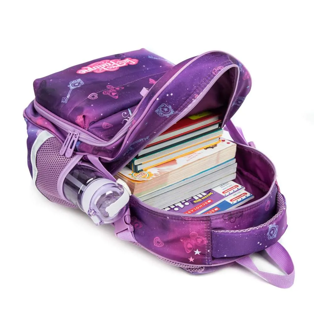 (NET) Unicorn Backpack School Bag With Insulated Lunch Box & Pencil Bag