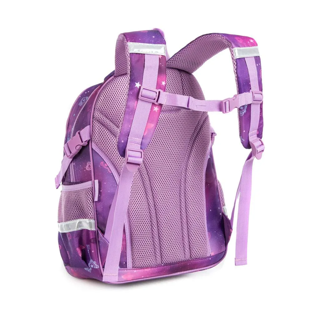 (NET) Unicorn Backpack School Bag With Insulated Lunch Box & Pencil Bag